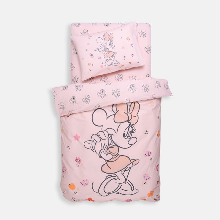 סט מצעים לילדים כותנה סרוקה מיני