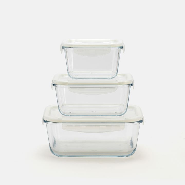 תבנית זכוכית עם מכסה פלסטיק