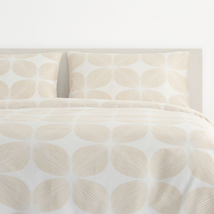 סט מצעי כותנה סאטן לוטוס