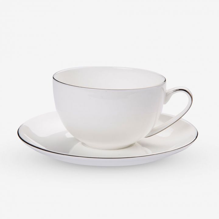 ספל ותחתית חרסינה הרמוני