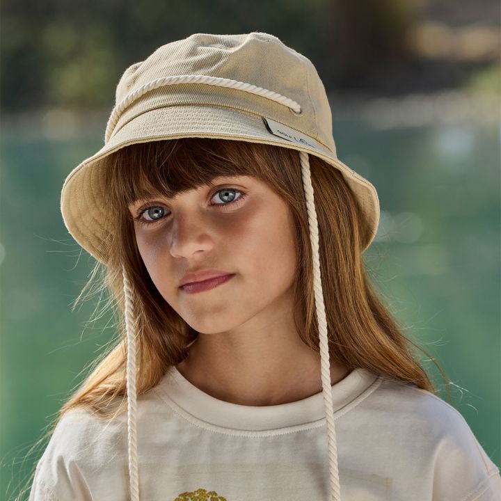 כובע באקט כותנה ממוחזרת לילדים