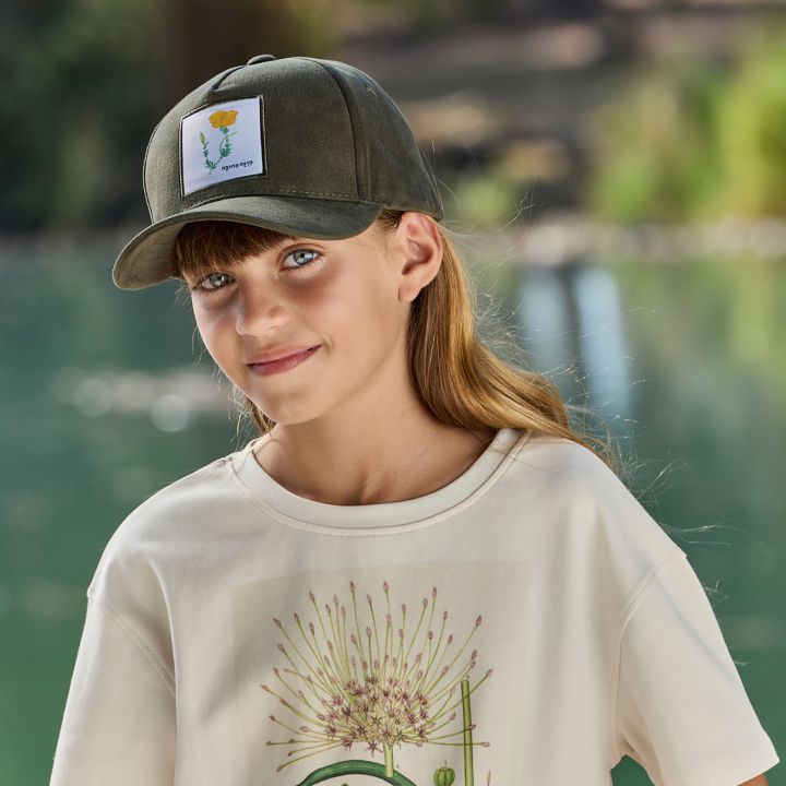 כובע מצחיה לילדים פרגה צהובה