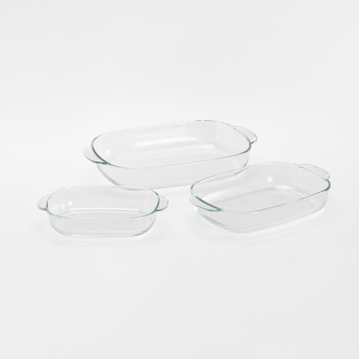 תבנית זכוכית מלבנית לאפייה