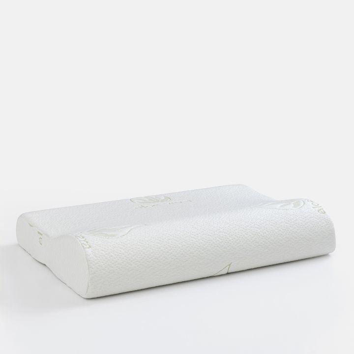 כרית קונטור ארגונומית עם שני גבהים לבחירה במילוי ויסקו יצוק