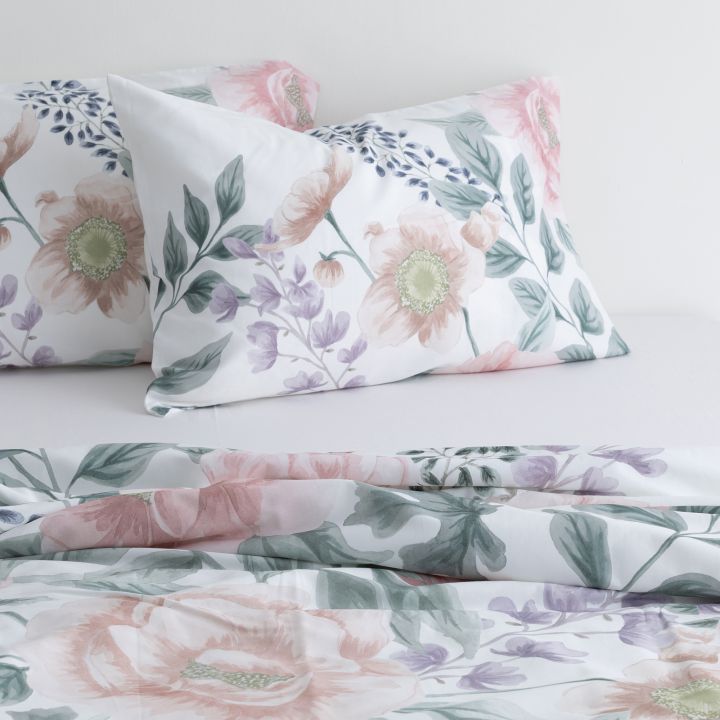 סט מצעי כותנה סאטן פואם