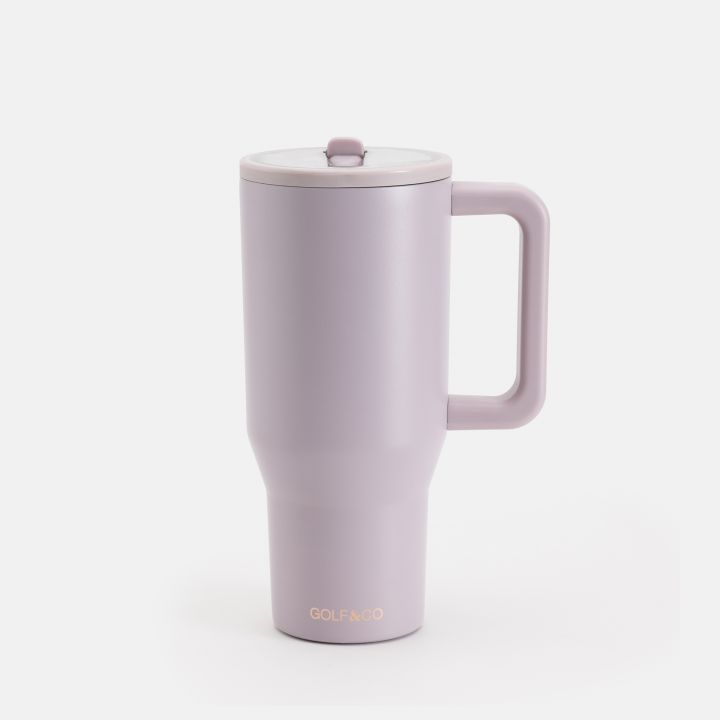 כוס שתייה נירוסטה וקש 880 מל