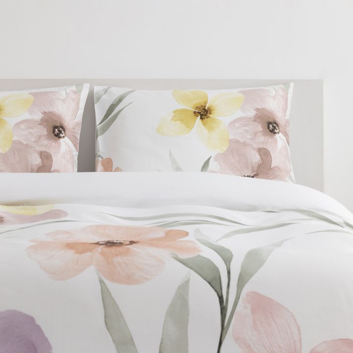 סט מצעי כותנה סאטן בלוסום