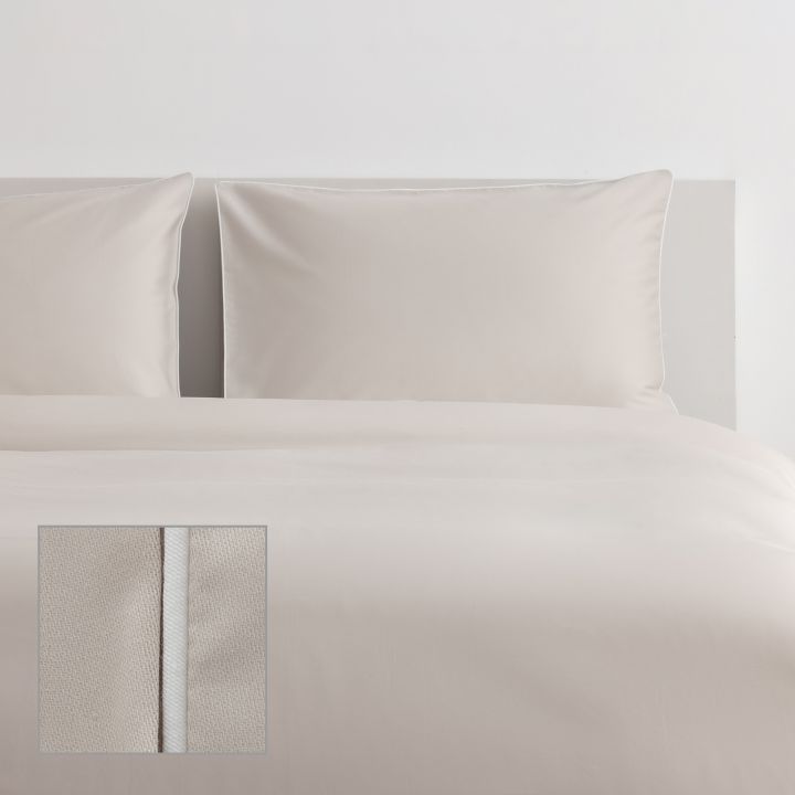 סט מצעי כותנה סאטן קרים