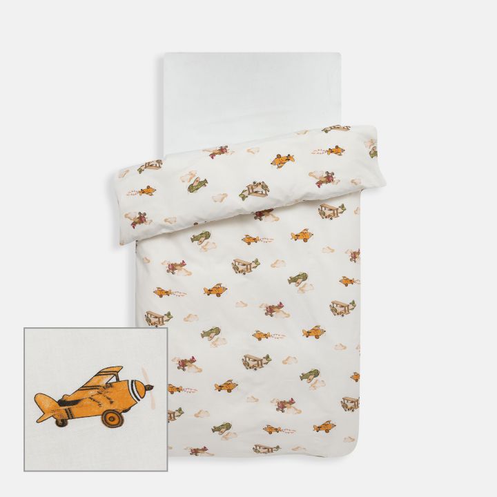 סט מצעי כותנה סקיי