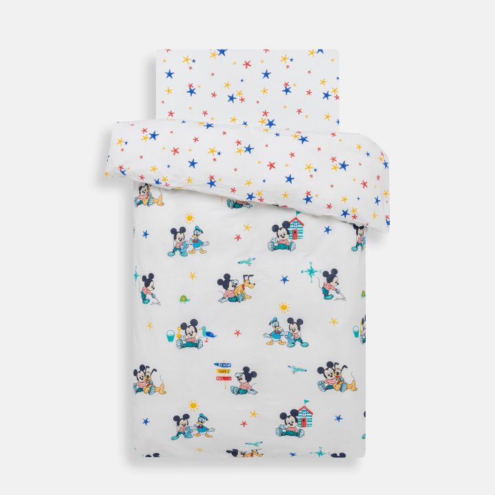 סט כותנה סרוקה בייבי מיקי