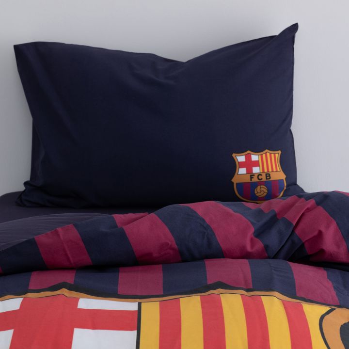 סט מצעי ילדים כותנה סרוקה ברצלונה