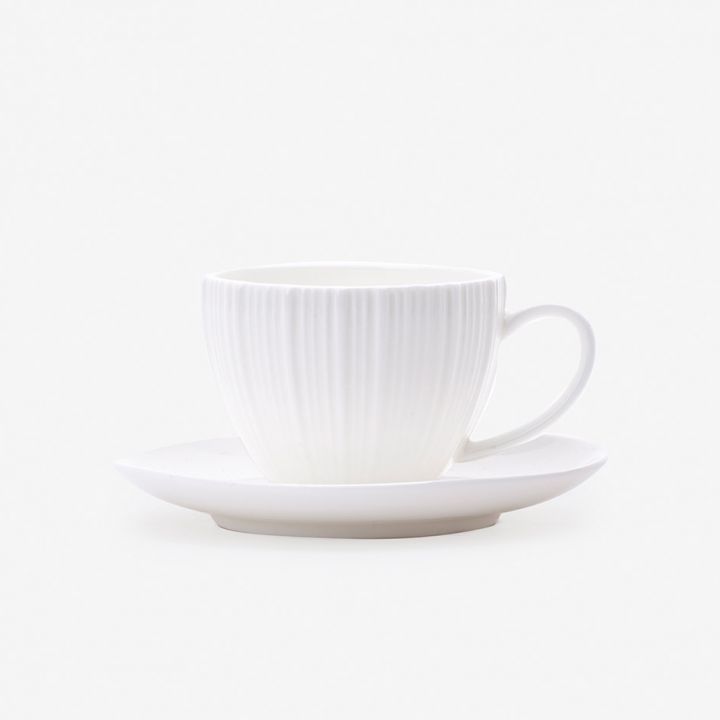 ספל ותחתית פורצלן פוסיל | קטן