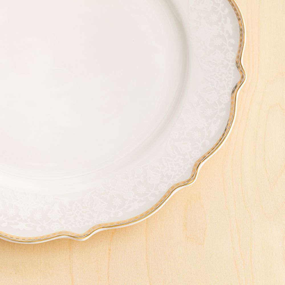 צלחת פורצלן עיקרית אדריאנה