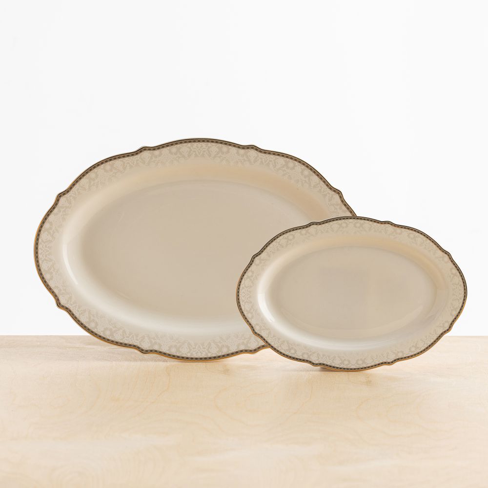 צלחת פורצלן להגשה אדריאנה