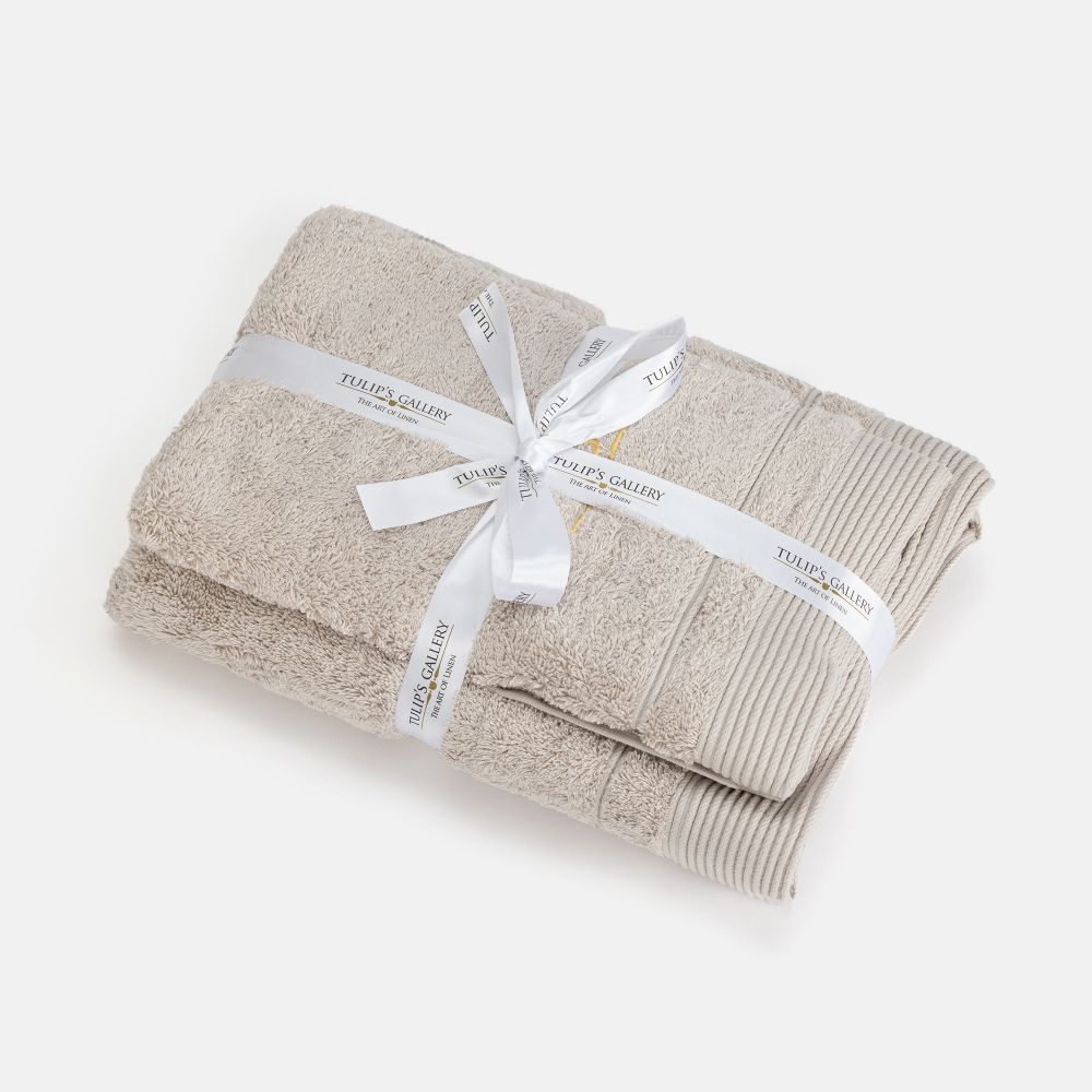 מארז מגבות גוף ופנים טוליפ