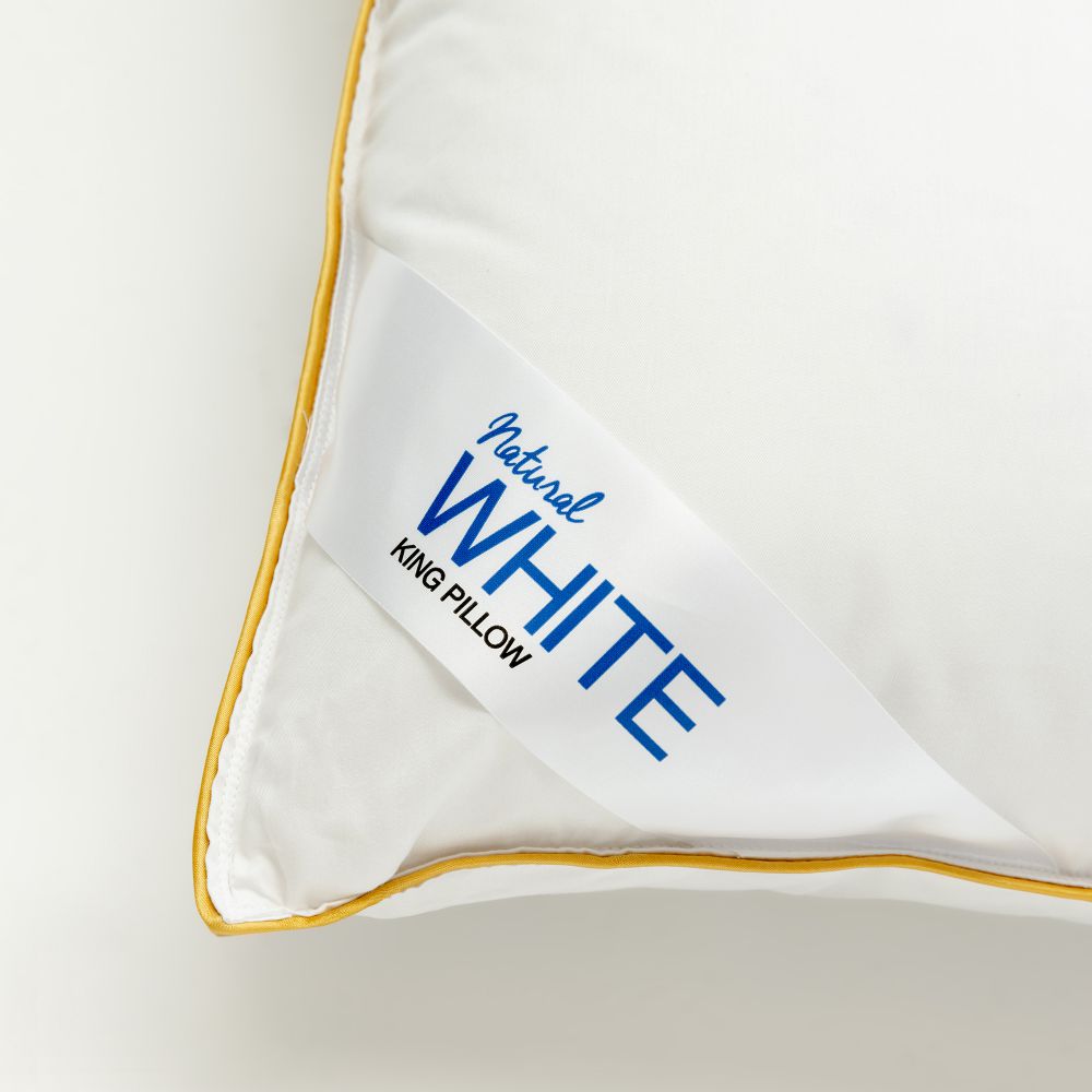 כרית פוך טבעית במילוי פלומת ברווז