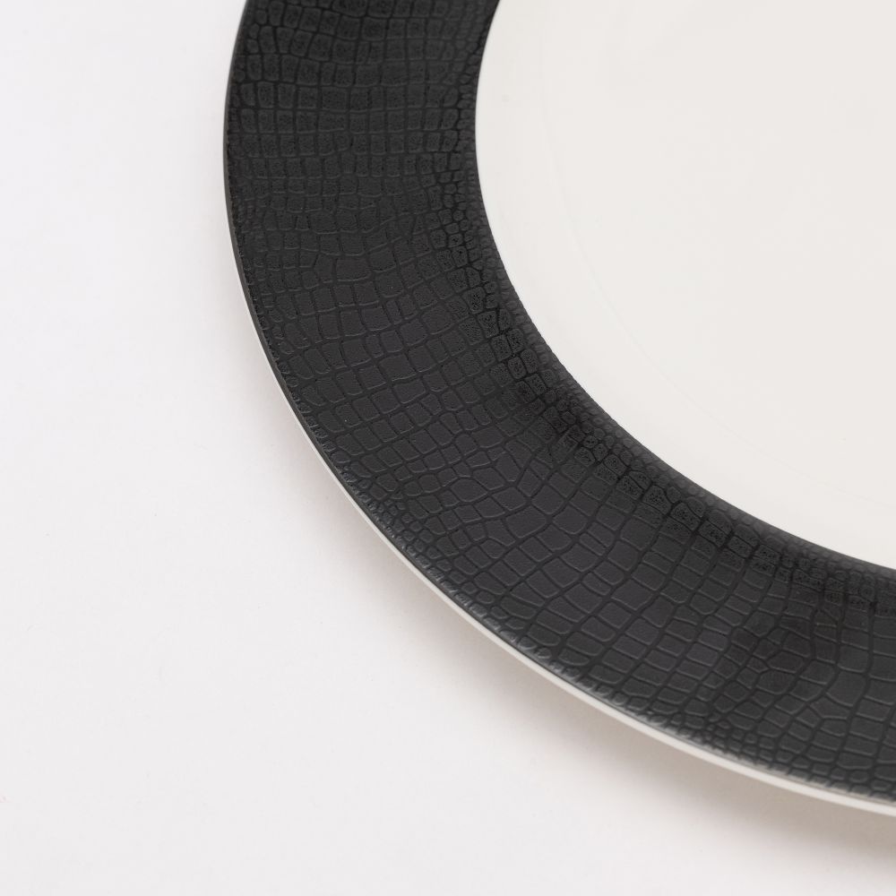 צלחת פורצלן עיקרית קרוקו