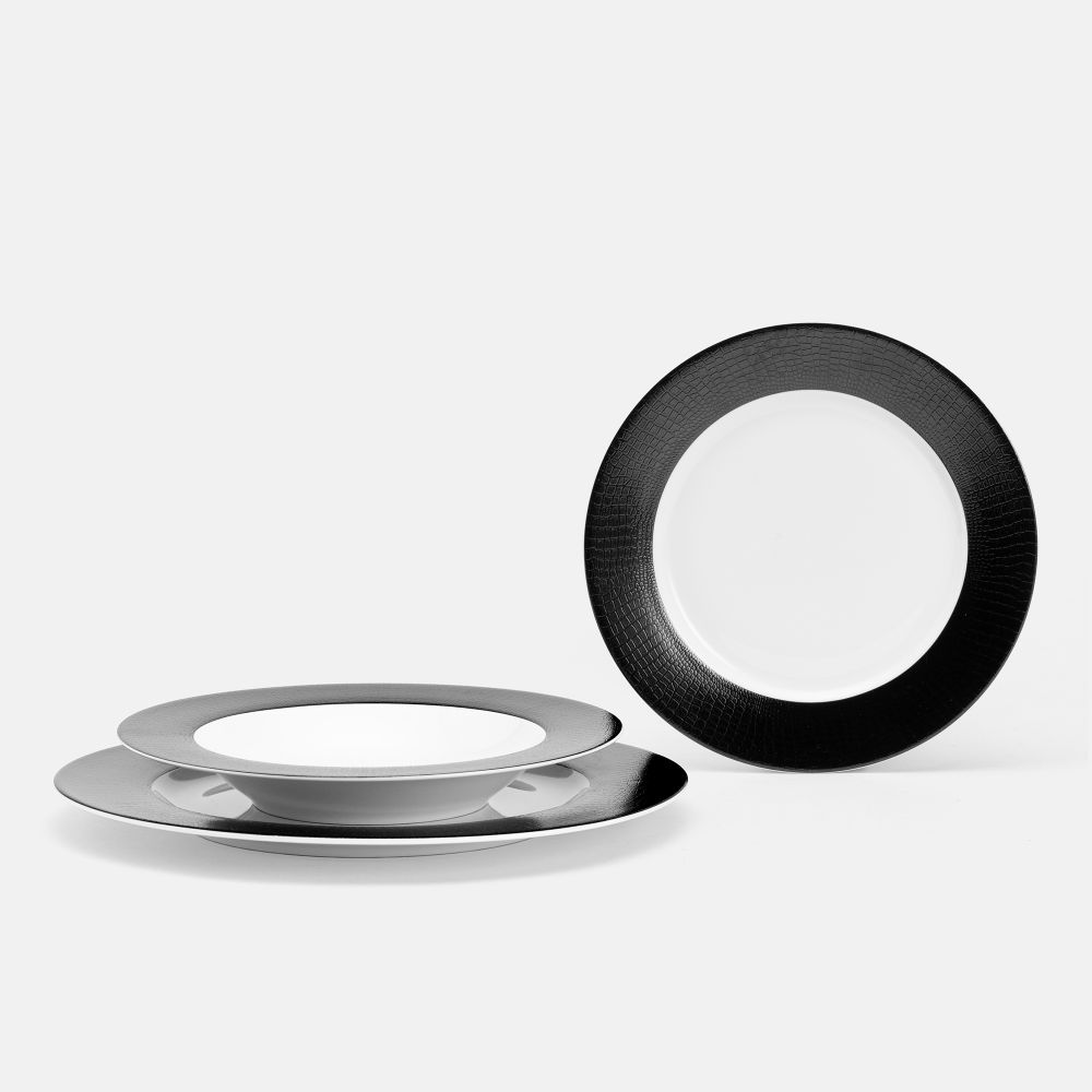 צלחת פורצלן עיקרית קרוקו