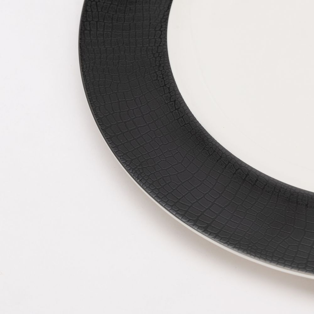 צלחת פורצלן ראשונה קרוקו