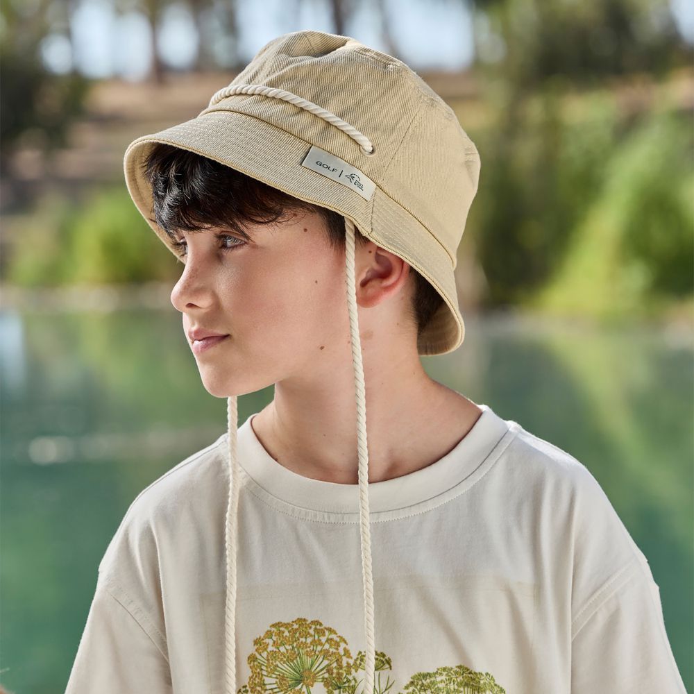 כובע באקט כותנה ממוחזרת לילדים