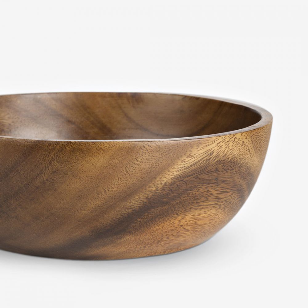 קערת עץ עגולה טימבר