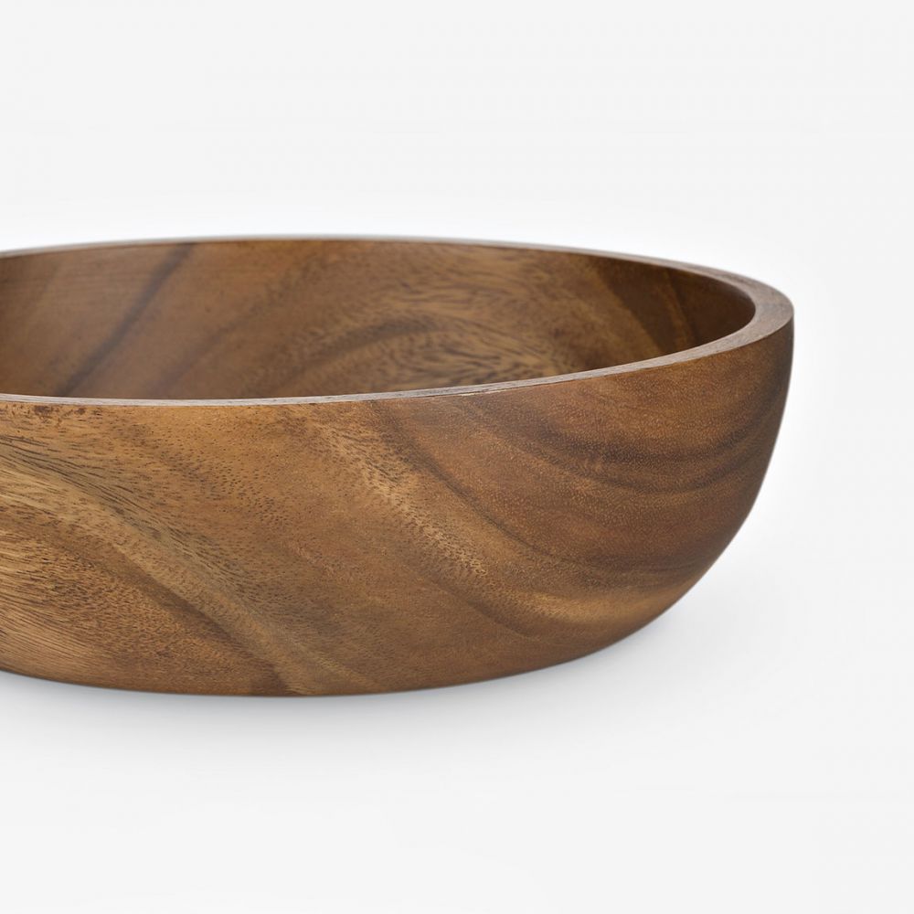 קערת עץ עגולה טימבר