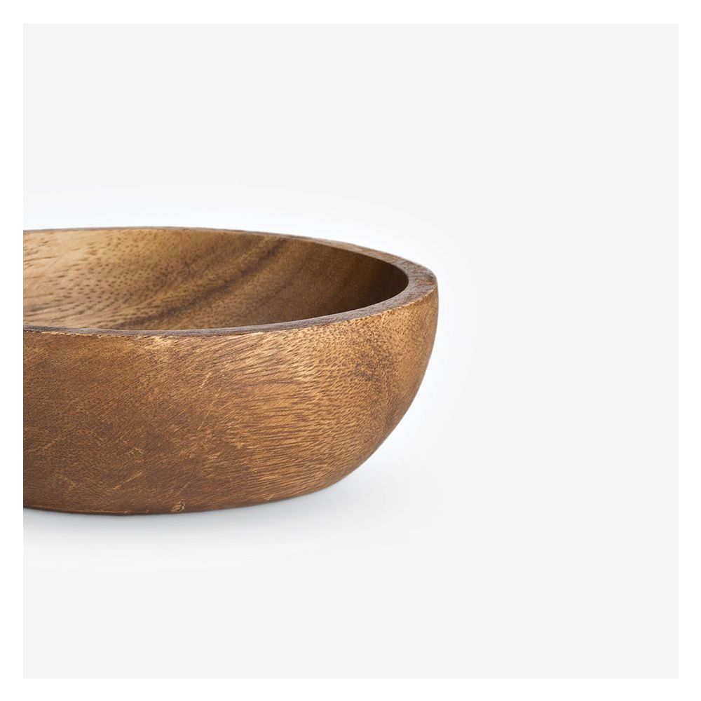 קערת עץ עגולה טימבר