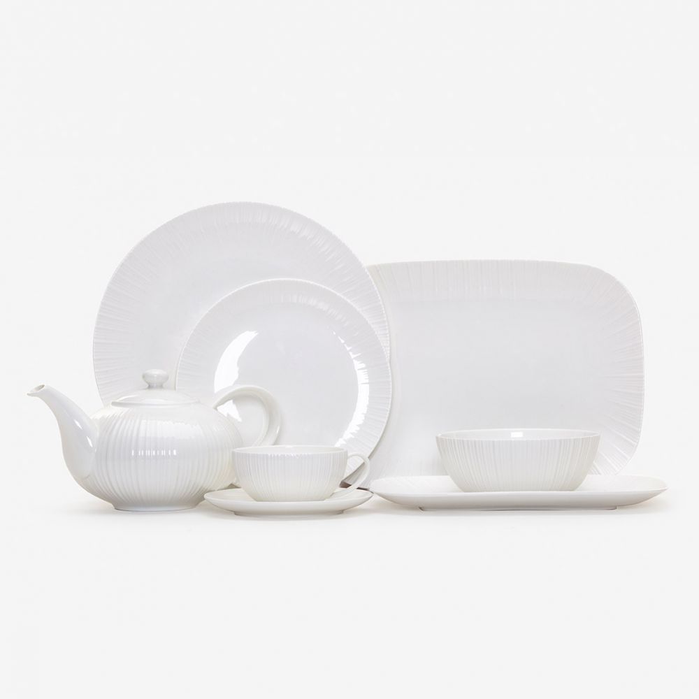 צלחת פורצלן להגשה