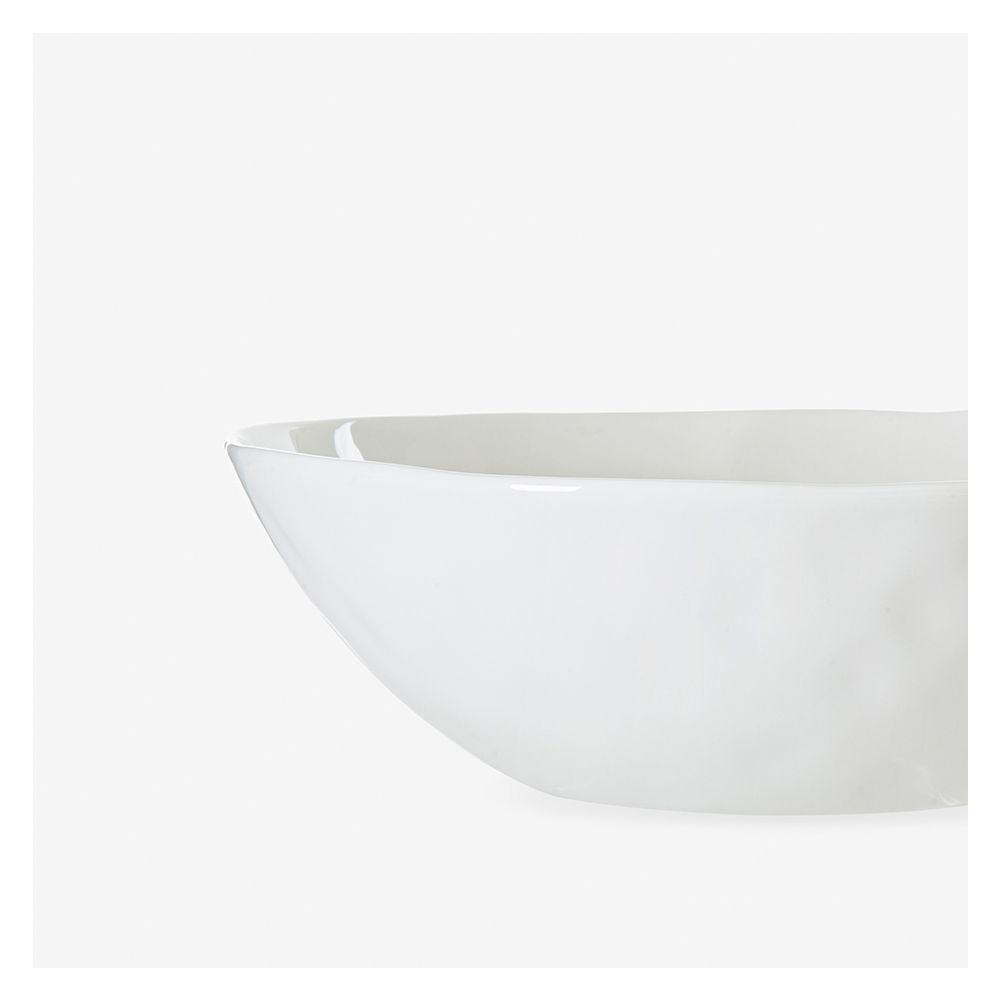 קערת פורצלן להגשה אייבורי