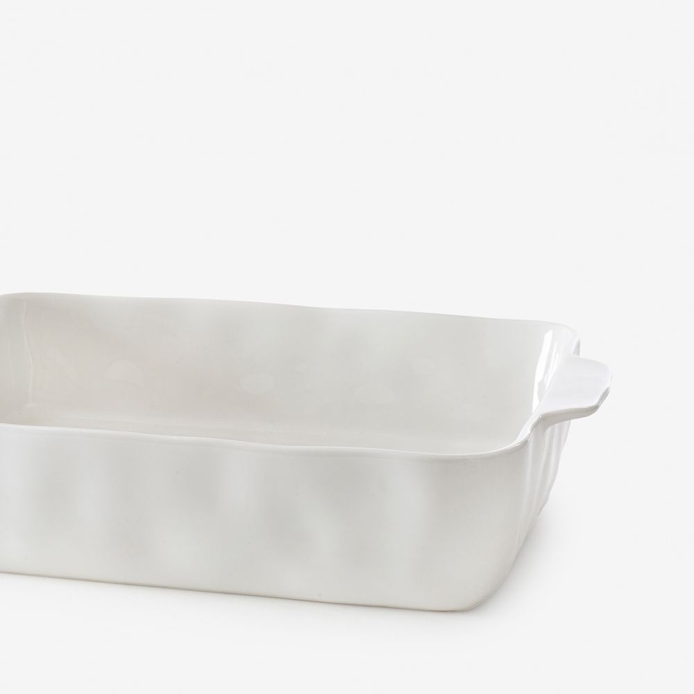 תבנית פורצלן להגשה אייבורי