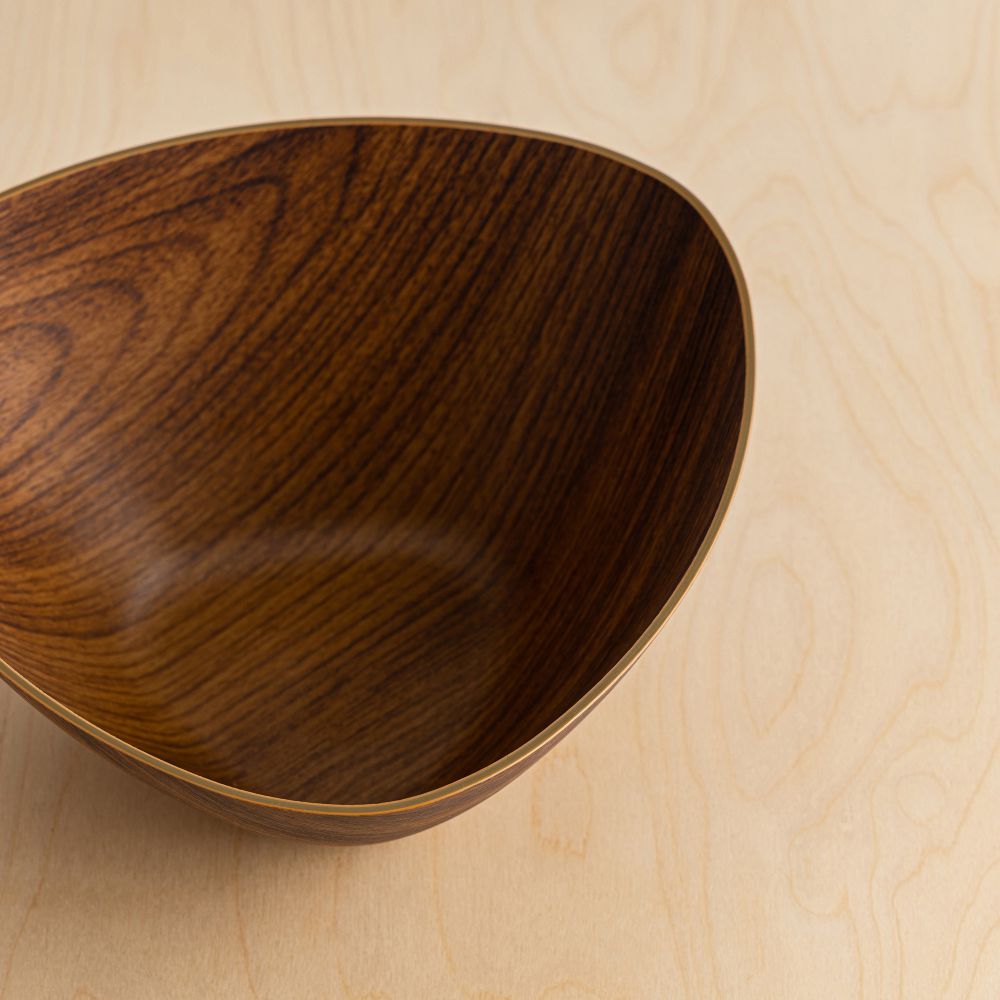 קערת הגשה משולשת וולנאט