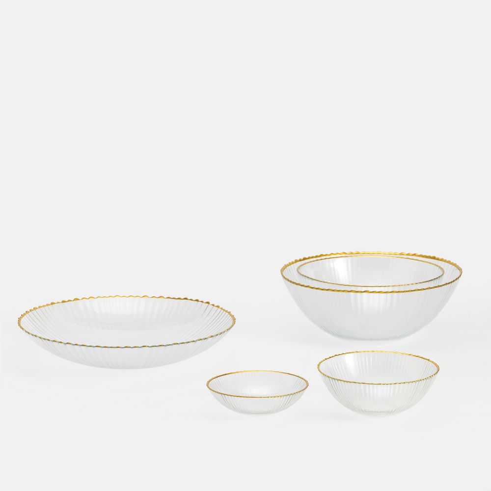 קערת הגשה מזכוכית לומי