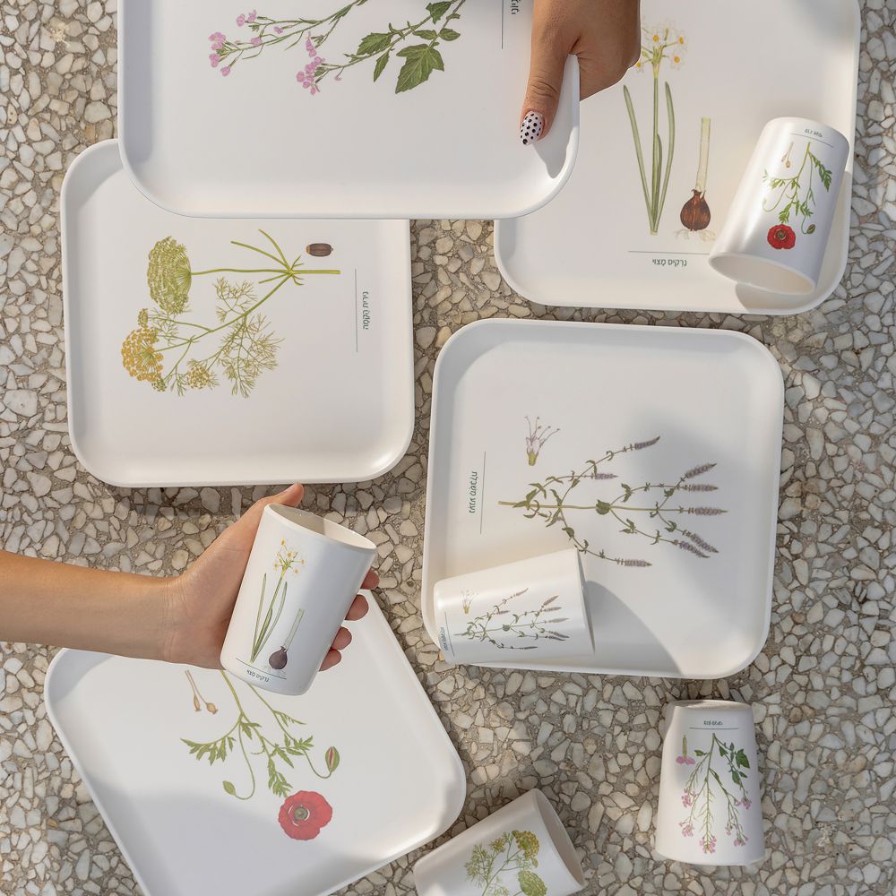 סט כלים לפיקניק ’פרחי ארצנו’