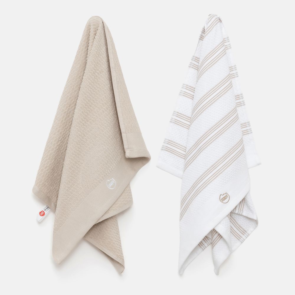 סט 2 מגבות מטבח FOODY