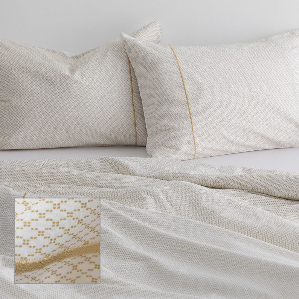 סט מצעי כותנה באריגת סאטן פרלה