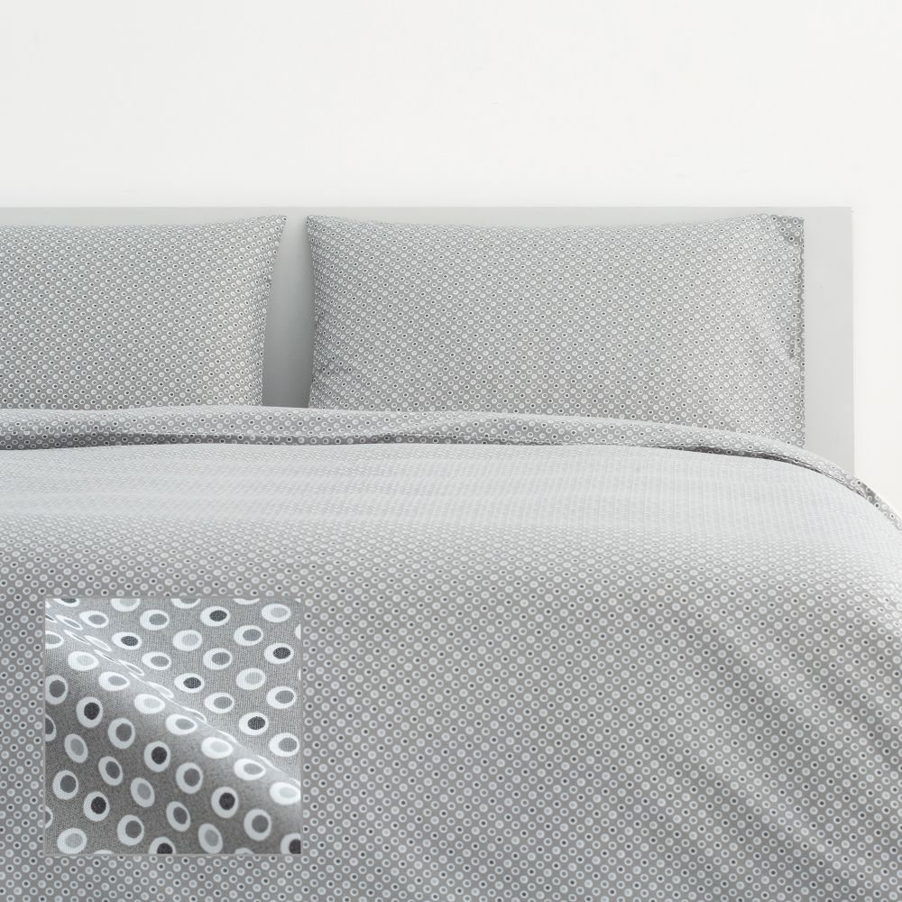 סט מצעי כותנה טיטניום