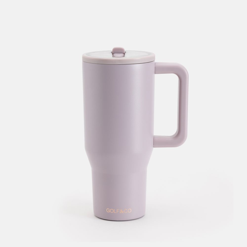 כוס שתייה נירוסטה וקש 880 מל