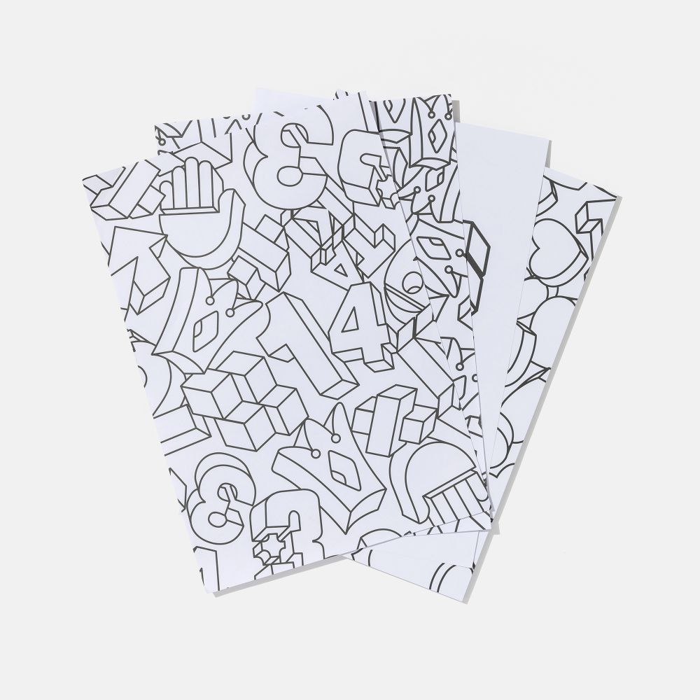 מארז פלייסמטים לצביעה טאקי