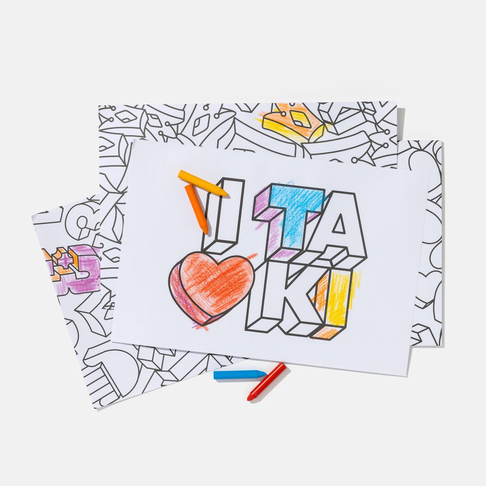 מארז פלייסמטים לצביעה טאקי