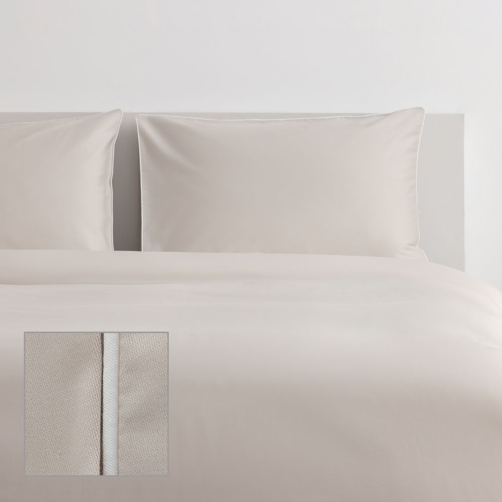 סט מצעי כותנה סאטן קרים