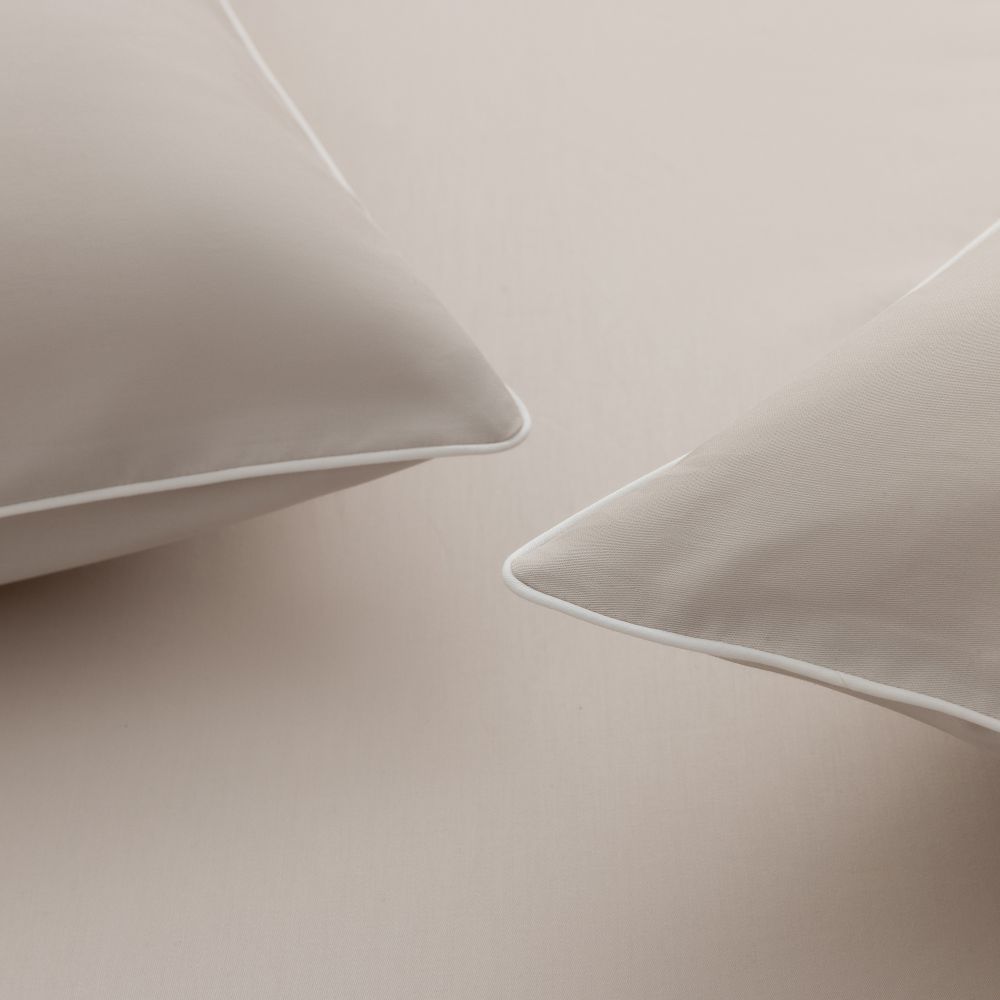 סט מצעי כותנה סאטן קרים