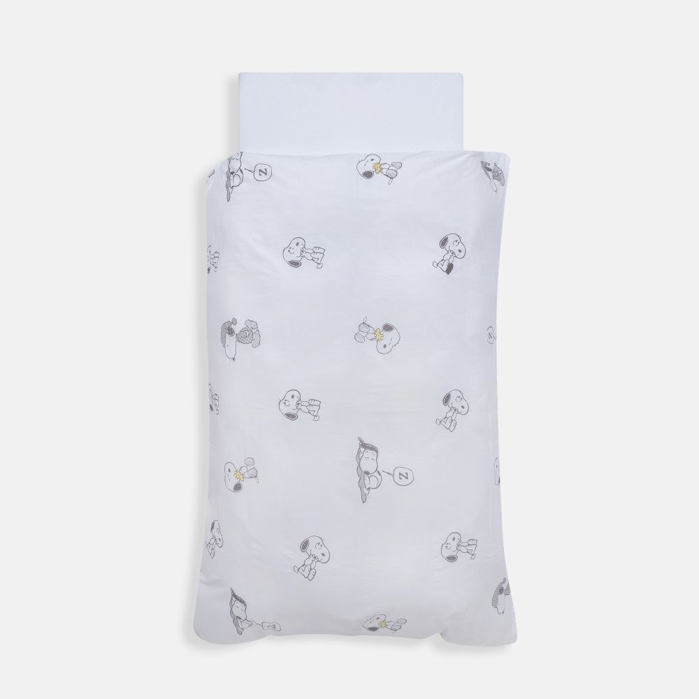 סט מצעי ילדים כותנה סרוקה סנופי