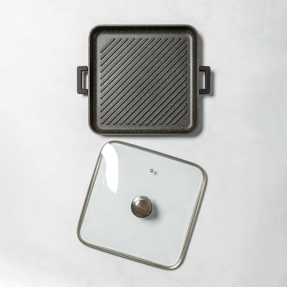 פלטת גריל מרובעת עם מכסה FOODY