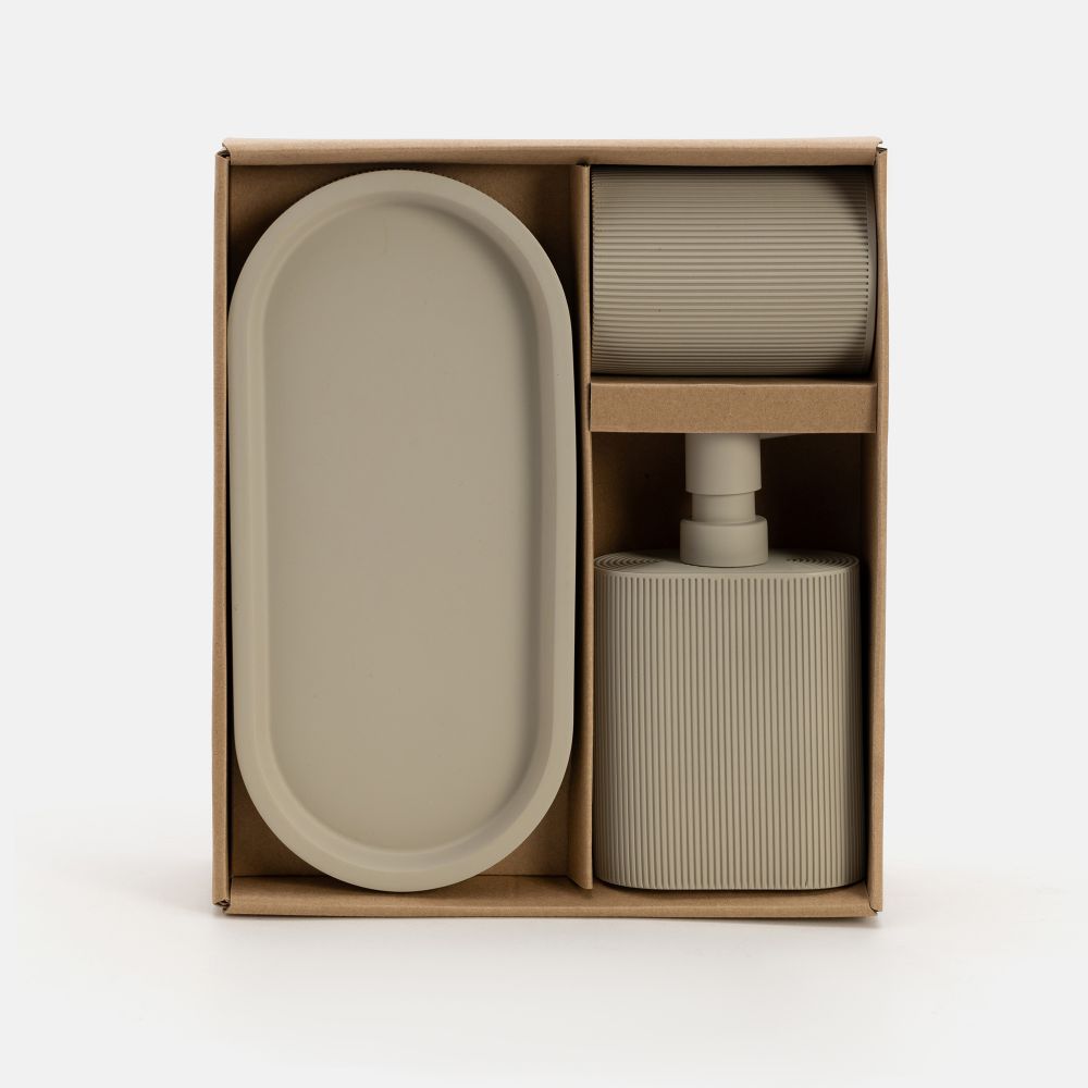 סט שלושה חלקים לאמבטיה