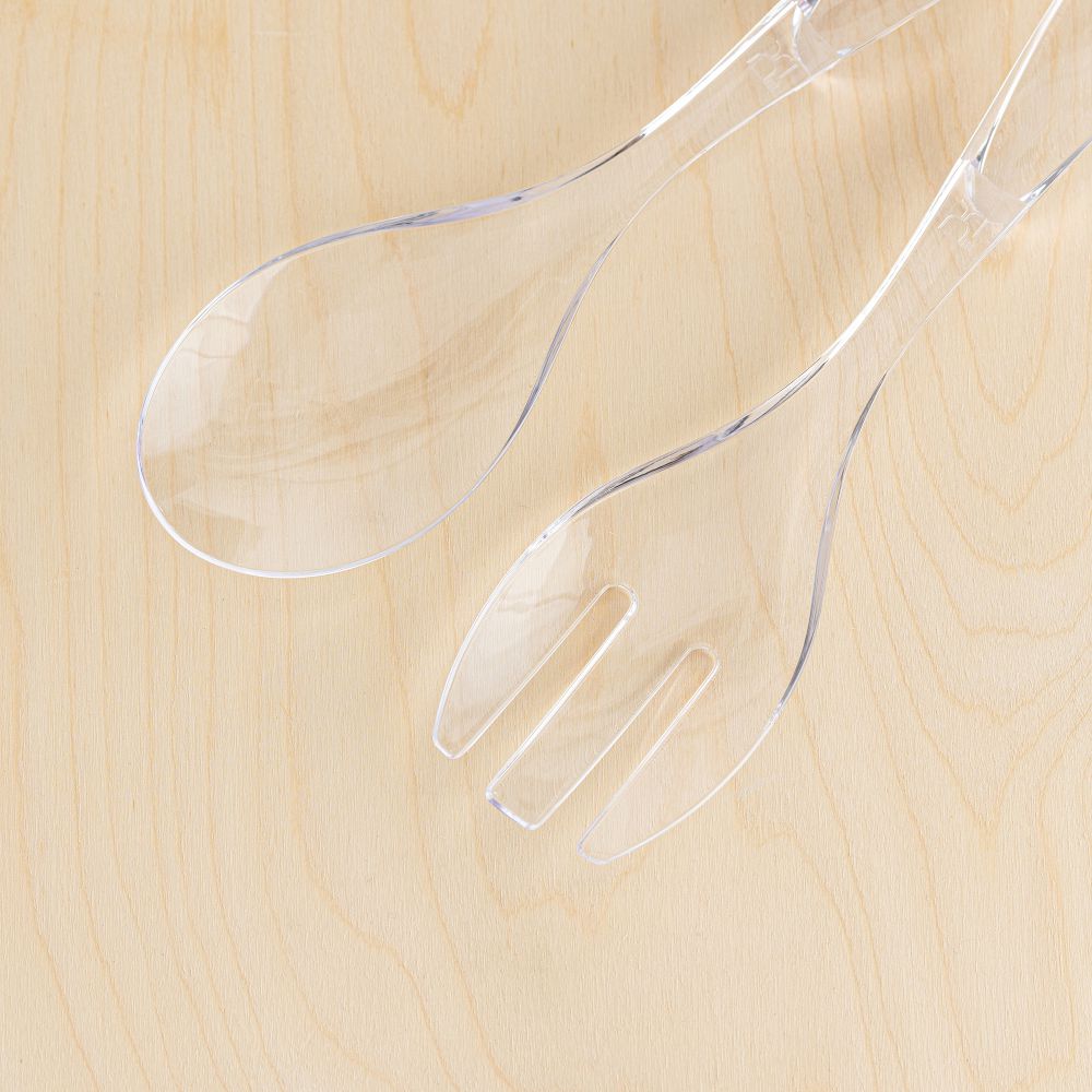 סט כפות סלט מפלסטיק קלסי