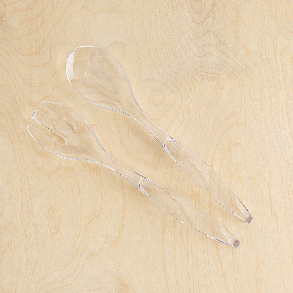 סט כפות סלט מפלסטיק קלסי